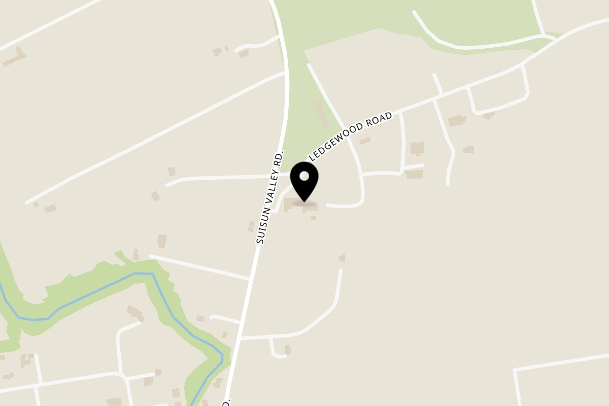 Map showing the location of Cesars BBQ Chicken on 4606 Suisun Valley Rd in Fairfield